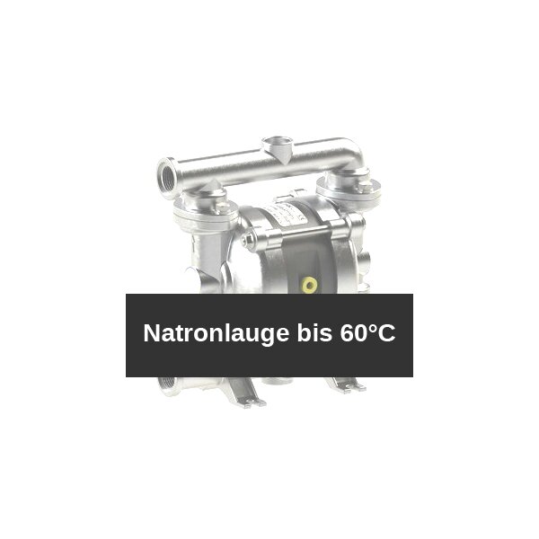 Membranpumpen für Natronlauge bis 60°C