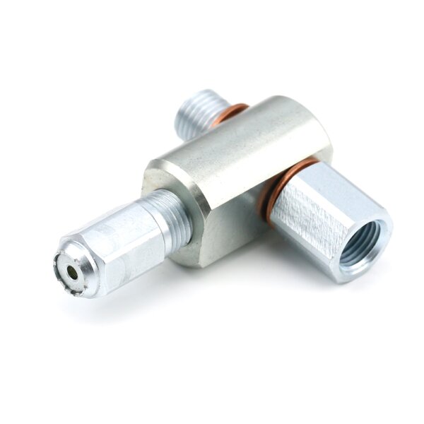 4x T-Shaped Hose Connectors 6mm/4mm - Black Plastic, RGV 86F, Fuel & Oil Resistant