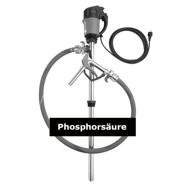 Fasspumpen für Phosphorsäure bis 50 %