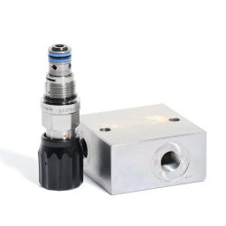 Delimon Druckbegrenzungsventil 38191V045 - 63 bar - 0,1 l/min bis 5 l/min - G 1/4"