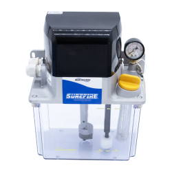 Delimon Einleitungspumpe Surefire II 60687 - 3 Liter Kunststoffbehälter - 230 Volt - mit Manometer - mit Füllstandsschalter