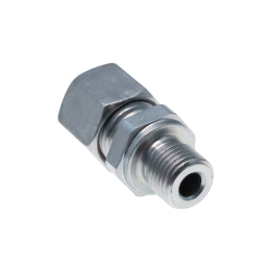 Delimon Gerade Einschraubverschraubung 734421414 - Ø 10 mm auf  G1/4" - Bauform: L - Material: Stahl