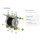 ATEX Membranpumpe Boxer 522 - 600 l/min - PVDF+CF Gehäuse - PVDF Kugeln - PTFE O-Ringe