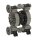 P400 ATEX Zone 2 - Druckluftmembranpumpe - PP Gehäuse - Luftdruck max. 8 bar - 380 l/min Förderleistung - 8 mm Feststoffe - PTFE Kugeln