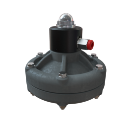 Pulsationsdämpfer - 30 I/min - PP + CF Gehäuse - max 65°C - max 8 bar