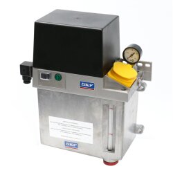 SKF Vogel Einleitungspumpe MKU2-BW3-10001 - für Öl - 230 Volt - 3 Liter - 0,2 l/min - ohne Steuerung - mit Füllstandsschalter - mit Druckschalter - ohne Manometer - mit Metallbehälter