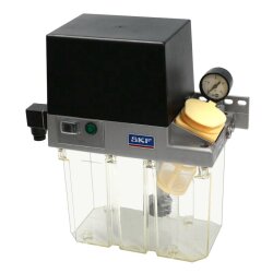 SKF Vogel Einleitungspumpe MKU2-K3-12005 - für Öl - 230 Volt - 3 Liter - 0,2 l/min - mit Steuerung - ohne Füllstandsschalter - mit Druckschalter - ohne Manometer - mit Kunststoffbehälter