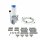 SKF Fliessfett-Einleitungs-Komplettsystem - MCP15-10A01X2-F10 - Für Fliessfett - Handpumpe - 20 Schmierstellen - Ø 4 mm auf M8x1
