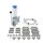 SKF Fliessfett-Einleitungs-Komplettsystem - MCP15-10A01X2-F10 - Für Fliessfett - Handpumpe - 30 Schmierstellen - Ø 4 mm auf M6x1