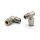 BEKA MAX Drehgelenk - Steckverbinder - M8x1 keg - Ø 6 mm - Messing, vernickelt