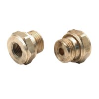 SKF Anschlussstück mit zylindrischem Gewinde - Für Rohr Ø 8 mm - M14x1,5 (d1) auf M14x1,5 (d2) - 28 mm (l1) - Messing