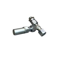 SKF Druckbegrenzungsventil 161-210-041 - Rohrdurchmesser: 8 mm - &Ouml;ffnungsdruck: 120 bar - Mit T-St&uuml;ck