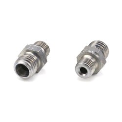 SKF Gerader Einschraubstutzen - M10x1 (d1) auf M12x1,5 (d2) - Für Rohr Ø: 6 mm - 8 mm - Stahl - Bauform: L