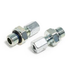 SKF Gerade Einschraubverschraubung mit Eolastic-Dichtung und EO2-Funktionsmutter - M10x1 (d1) - Für Rohr Ø 8 mm (d) - Stahl - Bauform: L