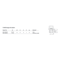 SKF Entlüftungsschraube - G 1/4 (d1) - 17 mm (l1) - Stahl verzinkt