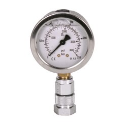 SKF 169-125-000 -  Glyzerin-Manometer - Messgerät zur Überwachung des Drucks in -Schmiersystemen