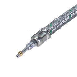 SKF Niederdruckschlauchleitung 716-2000-MK - Rohr-Ø 6 mm - 2000 mm - max. 45 bar - mit Kegelringverschraubung und Metallgeflecht - M10x1