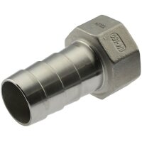 Schlauchtülle - Edelstahl V4A -  15 mm Tülle...