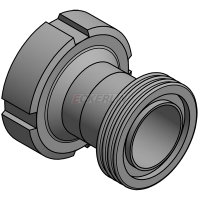 IBC Adapter - Edelstahl - S60x6 - Innengewinde - SMS DN...