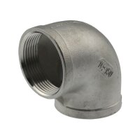 Winkel 90° - Edelstahl - 2-Fach 1/2" Innengewinde