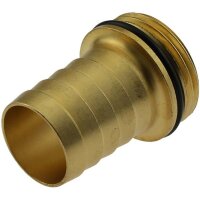 Schlauchtülle mit O-Ring Messing 1" auf 19mm