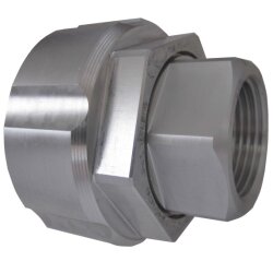 Drehverschraubung -  S60x6 IBC Container - auf 3/4" IG - aus Alu