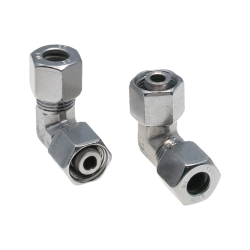Lincoln Winkel-Anschlussverschraubung XEW - für Rohr Ø 10 mm - Stahl - Bauform: L