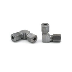 Lincoln Winkelverschraubung 90° - Für Rohr Ø 8 mm (d) - Stahl verzinkt - Bauform: L