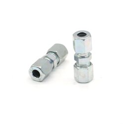 Lincoln Gerader Verbinder - Für Rohr Ø 15 mm (d) auf 15 mm (d1) - Stahl - Bauform: L