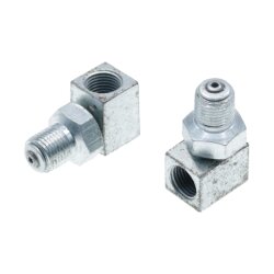 Lincoln Drehgelenk - 90° - 1/8" IG auf 1/8" AG NPT - Stahl - 50 bar