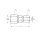 Lincoln Gerade Reduzierverschraubung - Für Rohr Ø 30 mm (d) auf 10 mm (d1) - Stahl - Bauform: L