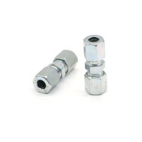 Lincoln Gerader Verbinder - Für Rohr Ø 10 mm (d) auf 10 mm (d1) - Stahl - Bauform: S
