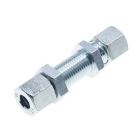 Lincoln Gerade Schottverschraubung - Ø 20 mm auf Ø 20 mm - Edelstahl - Bauform: S