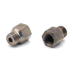 Lincoln Reduzieranschluss mit kegeligem Gewinde - M10x1k auf M10x1 - 18 mm - Stahl