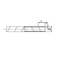 Lincoln Schutzwendel - Größe: 6 - Material Kunststoff - Farbe: Schwarz (VE: 10 Meter)