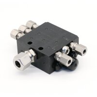 Lincoln Progressivverteiler SSV 6-K-Rückschlagventil Ø 6 mm /RI + NIP.AG1/4-22