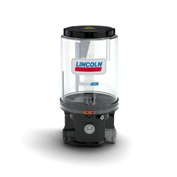 Lincoln Progressivpumpe P203_E-_8XNBO-RRR-24-AA000000-V10A - 8 Liter - Fett - Normalausführung - Befüllung von oben - 24 Volt - Steuerplatine V10 - Standardfett