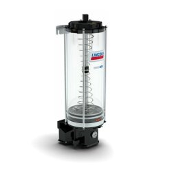 Lincoln Progressivpumpe P203_E-15XLBO-700-24-1100G200-___A - 15 Liter - Fett - Leermeldung als Schließer - Befüllung von oben - 24 Volt - Ohne Steuerplatine - Standardfett