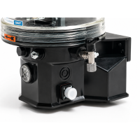 Lincoln Progressivpumpe P203_E-_4XLBO-606-24-A100F200-V13Z+ZUB. - 4 Liter - Fett - Leermeldung als Schließer - Befüllung von oben - 24 Volt - Steuerplatine V13 - Ohne Fettfüllung