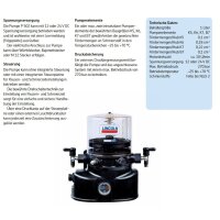 Lincoln Progressivpumpe P502-1XCF-...-24-2A1.10 - 1 Liter Kunststoffbehälter - Ohne Pumpenelement - 24 Volt