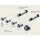 Lincoln Kolbendetektor - Set - mit AMP Stecker - 4 - /2-polig - mit 3 Meter Kabel - für SSV/SSVD - Verteiler