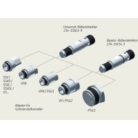 Lincoln Kolbendetektor - Set - mit offenem Kabelende - 4-adrig - mit 5 Meter Kabel - für SSV/SSVD - Verteiler