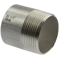 Anschweißnippel - Edelstahl V4A -...