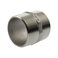 Doppelnippel - Edelstahl V4A - 2-fach Außengewinde...