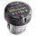 FLUX Durchflussmesser FMO 110 - beidseitig 1" IG - PVDF Gehäuse - Ovalräder PPS - O-Ring EPDM