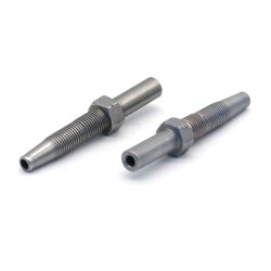 Delimon Schlauchdorn / Rohrstutzen - gerade - für Schlauch DN06 - Rohr 8mm