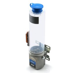 SKF Druckluftbetriebene Kompaktpumpe ACP-15  - für Fliessfett - 1,7 Liter Behälter - Füllstandsschalter -15 cm³
