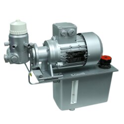 BEKA MAX Verbrauchsschmieraggregat DFG-M - 1 Pumpe - 3 Liter - 4 Auslässe