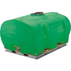 11512 - CEMO 3000l PE-Weidefass - 2" IG - für Wasser - transportierbar - grün