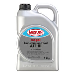 5 Liter Liqui Moly - Megol Transmission-Fluid ATF III - für Getriebe und Kupplungen - Innen Ø 253 mm